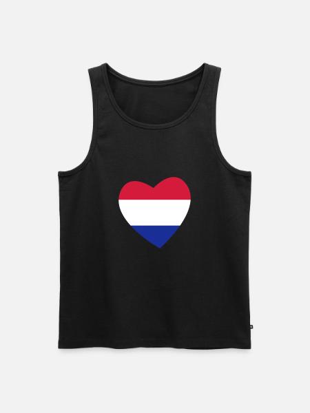 Heart Netherlands - Men's Premium Organic Tank Top - black