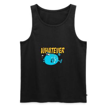 Whatever Fishi - Männer Premium Bio Tank Top - Schwarz - Vorne - AI Model Male 178 light (178cm)