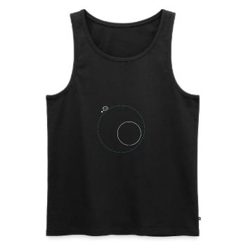 PUBG Minimap Fun - Männer Premium Bio Tank Top - Schwarz - Vorne - AI Model Male 178 light (178cm)