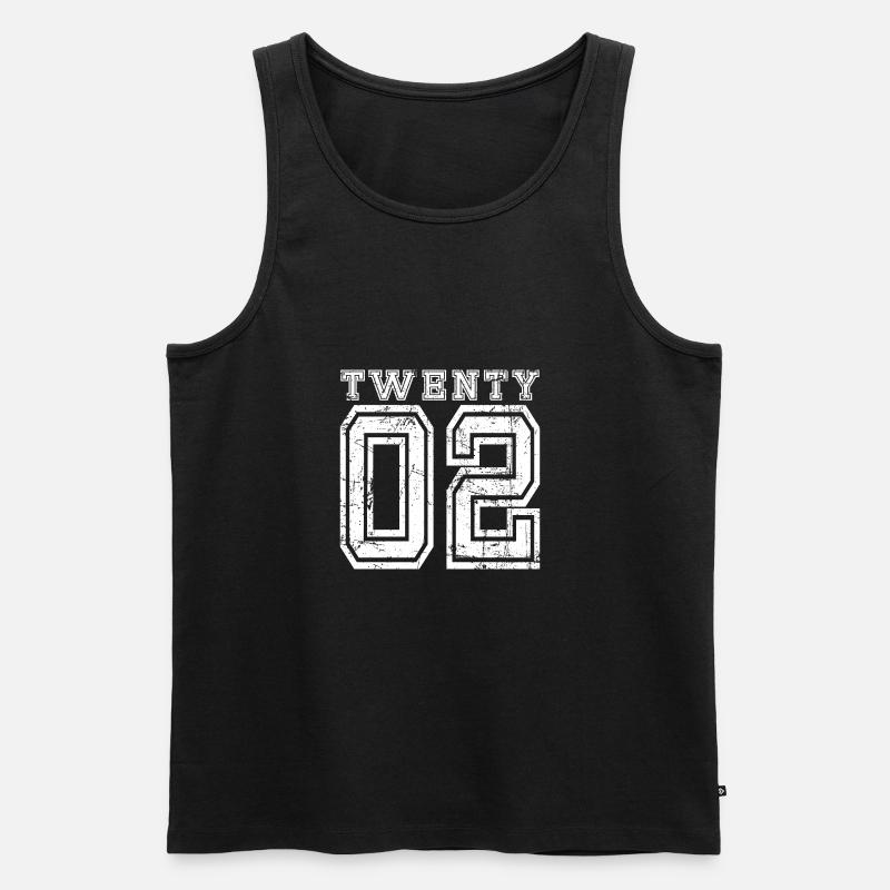 Twenty 2002 - Männer Premium Bio Tank Top - Schwarz