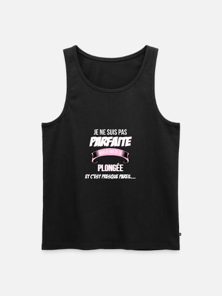 Plonge e cadeau humour - Débardeur bio Premium Homme - noir
