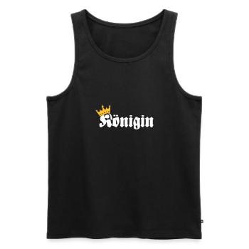 Königin - Débardeur bio Premium Homme - noir - Devant - Michal (187cm)