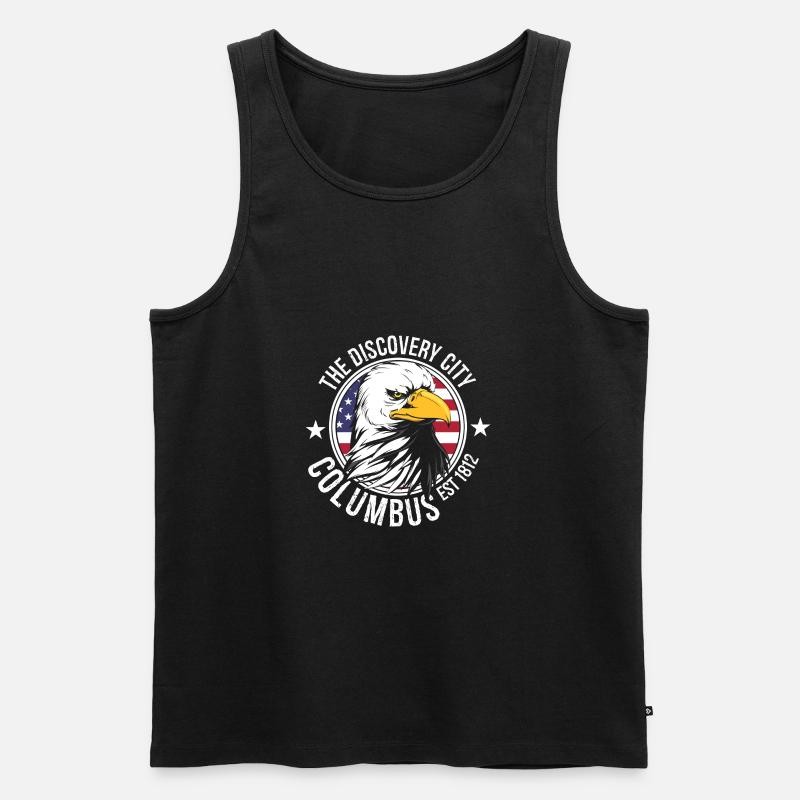 Columbus Ohio - Männer Premium Bio Tank Top - Schwarz