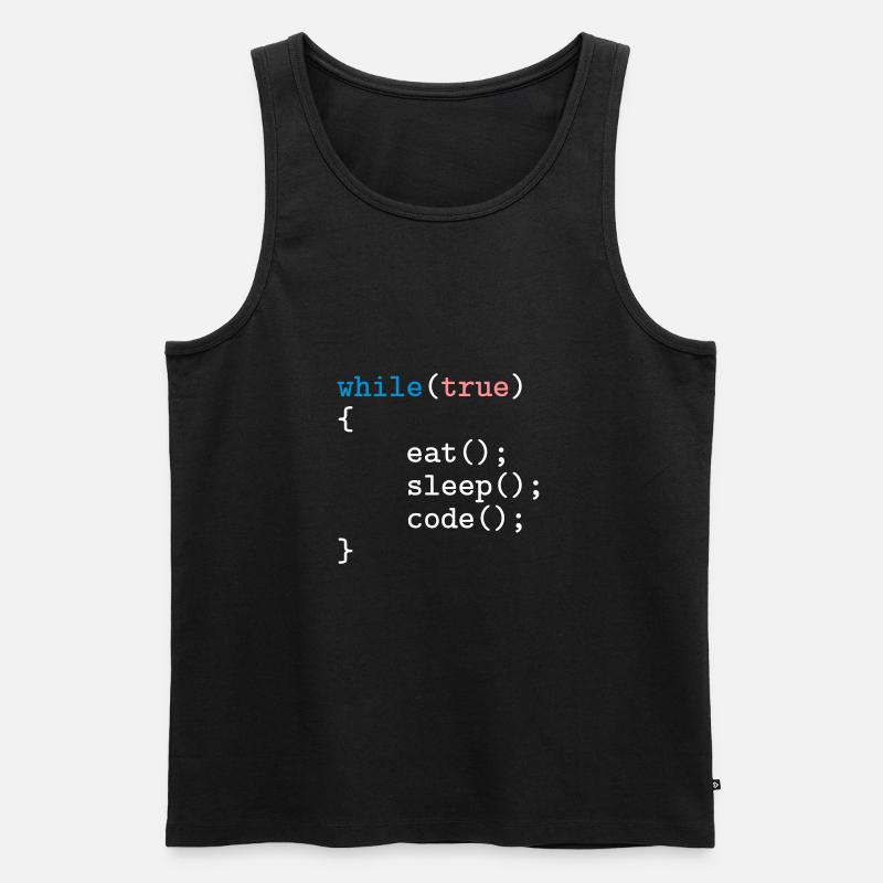 Programmierer, Software, Informatik, Developer - Männer Premium Bio Tank Top - Schwarz