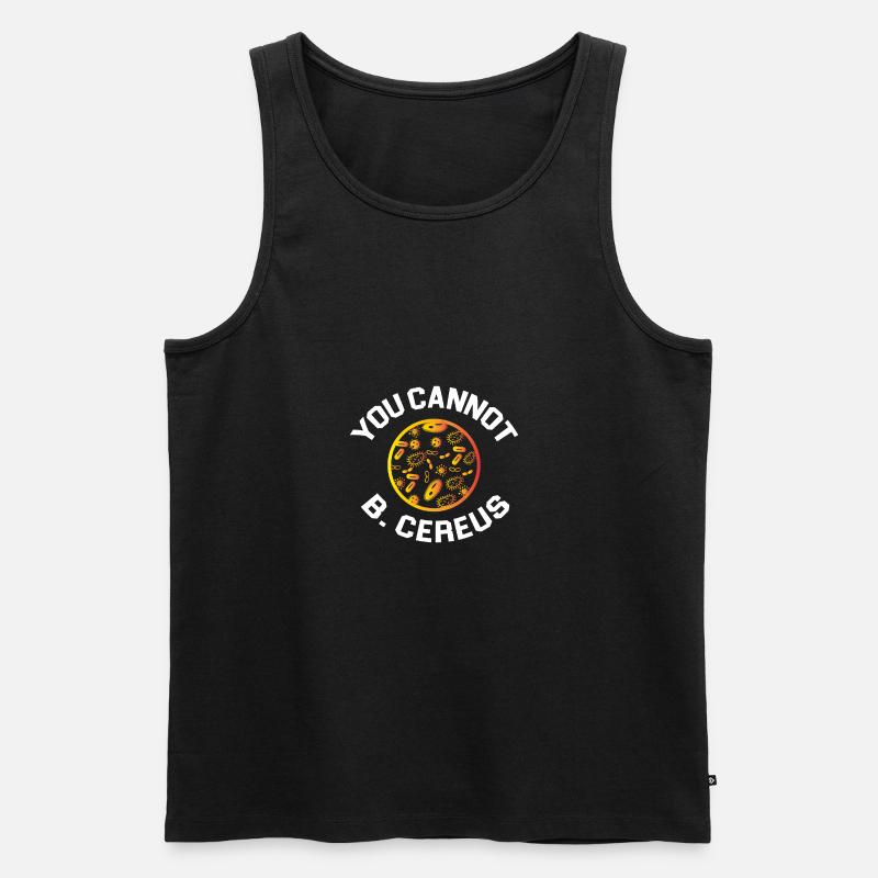 B. Cereus - Männer Premium Bio Tank Top - Schwarz