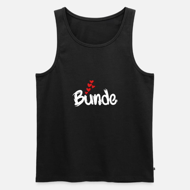 bünde - Männer Premium Bio Tank Top - Schwarz