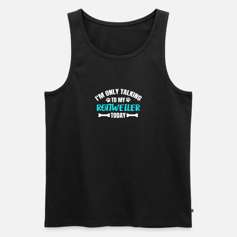 Rottweiler - Männer Premium Bio Tank Top - Schwarz