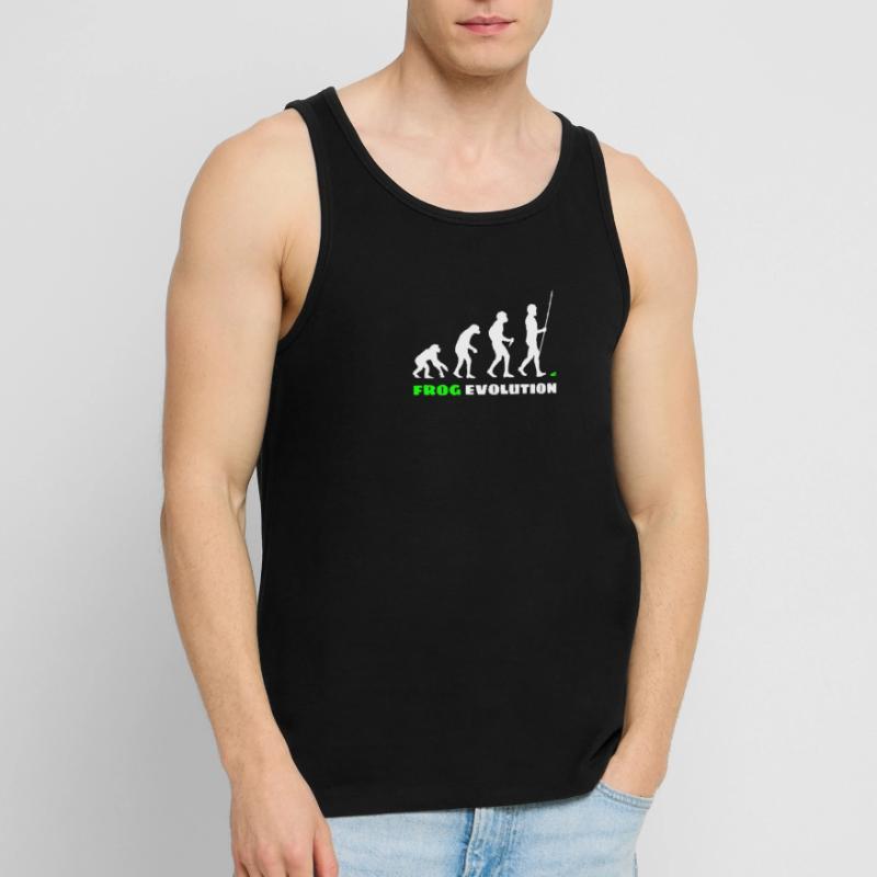 Frosch Evolution Männer Premium Bio Tank Top