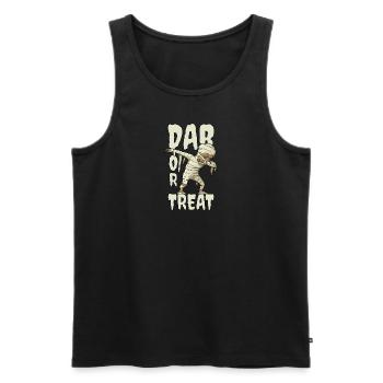 Dabbende Mumie Halloween Dab Hip Hop - Männer Premium Bio Tank Top - Schwarz - Vorne - AI Model Male 178 light (178cm)