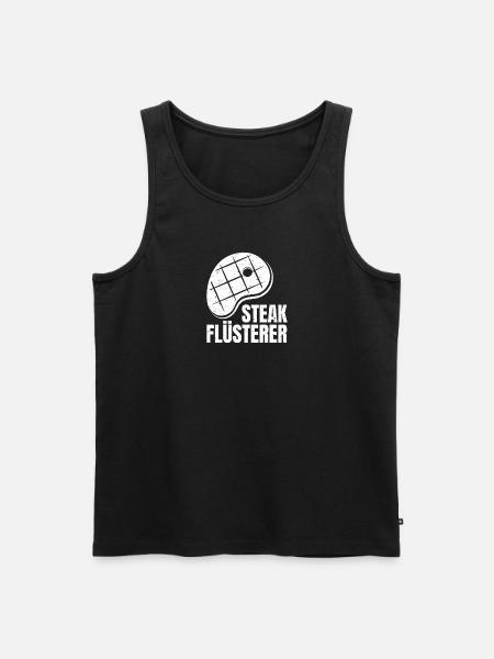 Steak Whisperer - Men's Premium Organic Tank Top - black