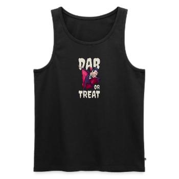 Dabbender Vampir Dab Dabbing Hip Hopper - Männer Premium Bio Tank Top - Schwarz - Vorne - AI Model Male 178 light (178cm)