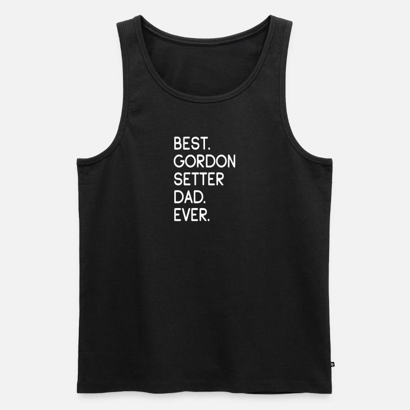 Gordon Setter - Männer Premium Bio Tank Top - Schwarz