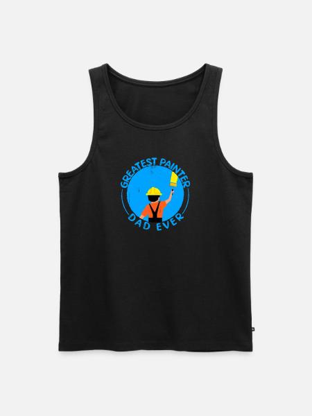 House Painter Dad Unique Gifts - Men's Premium Organic Tank Top - black