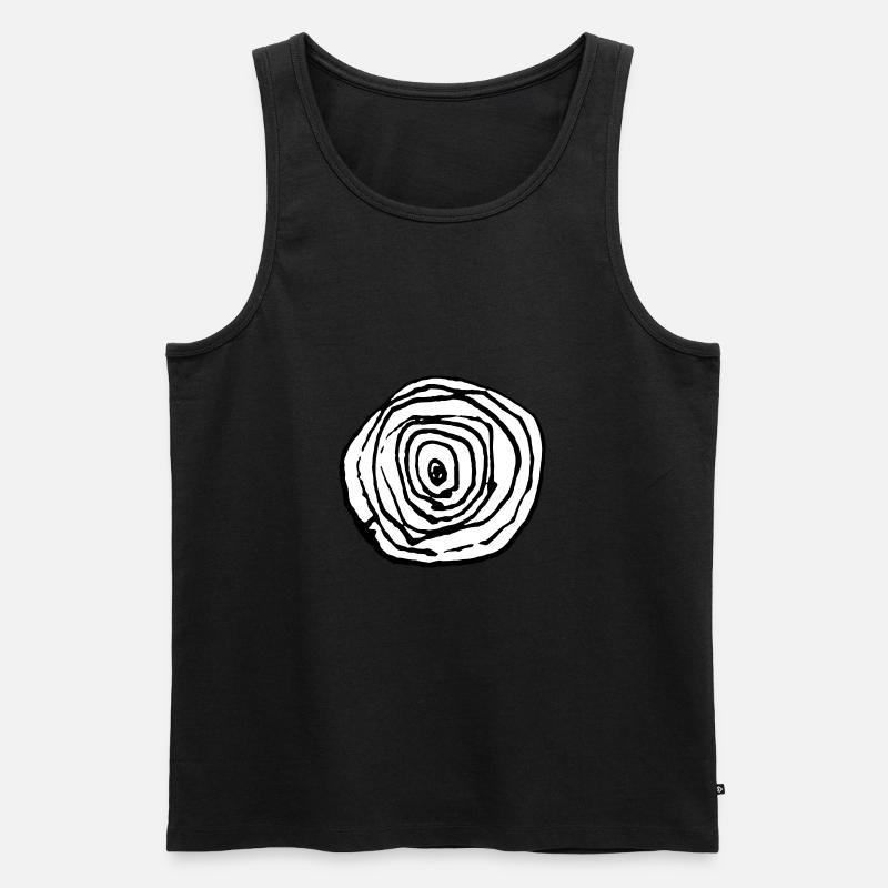 auge - Männer Premium Bio Tank Top - Schwarz