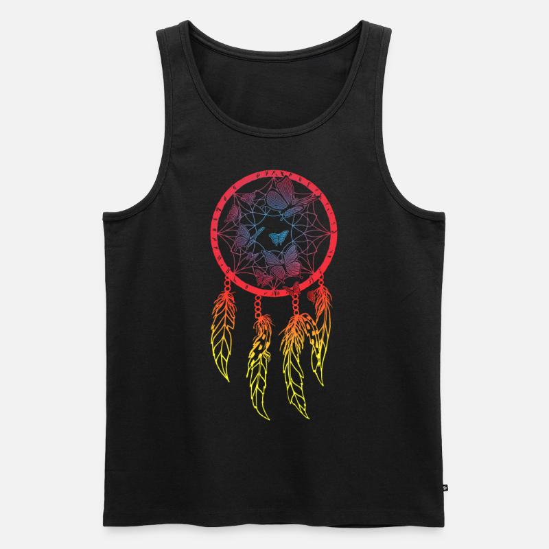 Traumfänger - Männer Premium Bio Tank Top - Schwarz