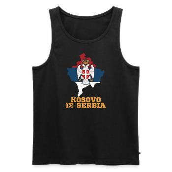 Belgrade Serbian Serbia Serbian Srbija Yugoslavija - Männer Premium Bio Tank Top - Schwarz - Vorne - AI Model Male 178 light (178cm)