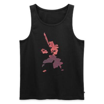 Kendo - Schwertkämpfer - Männer Premium Bio Tank Top - Schwarz - Vorne - Michal (187cm)