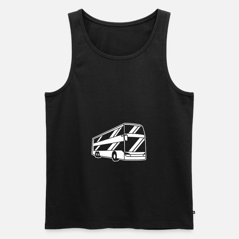 Busfahrer - Männer Premium Bio Tank Top - Schwarz