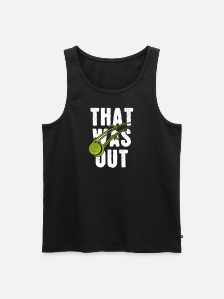 Das war out - Männer Premium Bio Tank Top - Schwarz