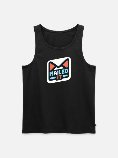 Verschickt - Männer Premium Bio Tank Top - Schwarz
