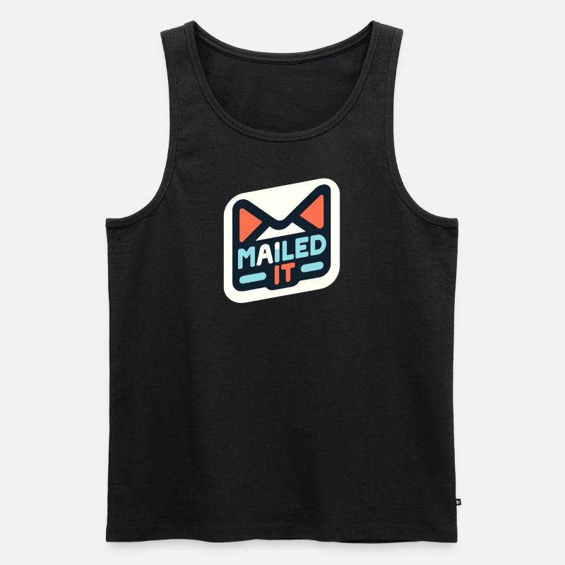 Verschickt - Männer Premium Bio Tank Top - Schwarz