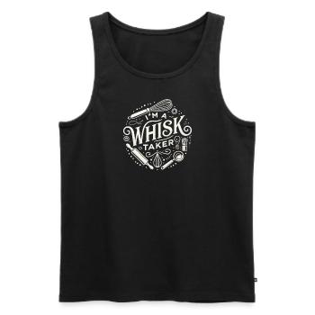 Ich bin ein Schneebesen-Träger - Männer Premium Bio Tank Top - Schwarz - Vorne - Michal (187cm)