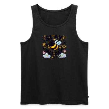 Slay All Day - Männer Premium Bio Tank Top - Schwarz - Vorne - Michal (187cm)