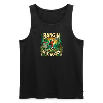 Bangin In The Woods - Männer Premium Bio Tank Top - Schwarz - Vorne - Michal (187cm)