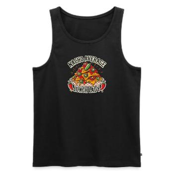 Nacho Average Lunch Lady - Männer Premium Bio Tank Top - Schwarz - Vorne - Michal (187cm)