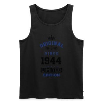 1944 limited edition birthday - Men's Premium Organic Tank Top - black - Front - Michal (187cm)