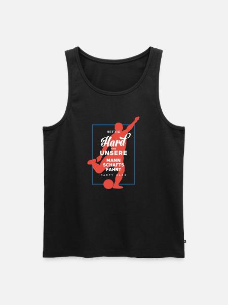 Mannschaftsfahrt - Männer Premium Bio Tank Top - Schwarz