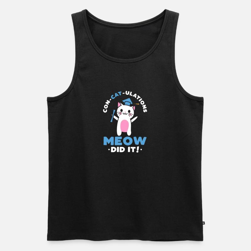 Did It - Männer Premium Bio Tank Top - Schwarz