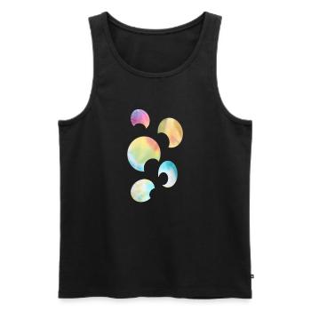 Eve Nord Pastel Design - Men's Premium Organic Tank Top - black - Front - AI Model Male 178 light (178cm)
