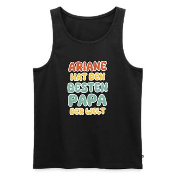 Baby Ariane - Men's Premium Organic Tank Top - black - Front - AI Model Male 178 light (178cm)
