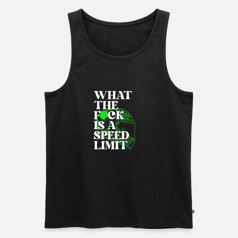 Auto - Männer Premium Bio Tank Top - Schwarz