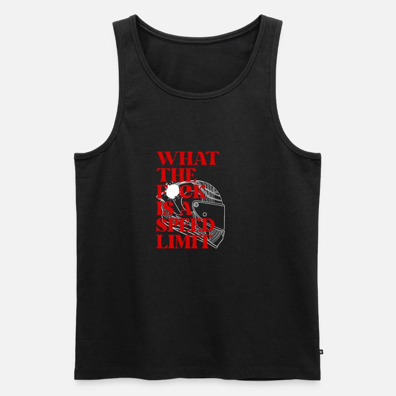 Auto - Männer Premium Bio Tank Top - Schwarz