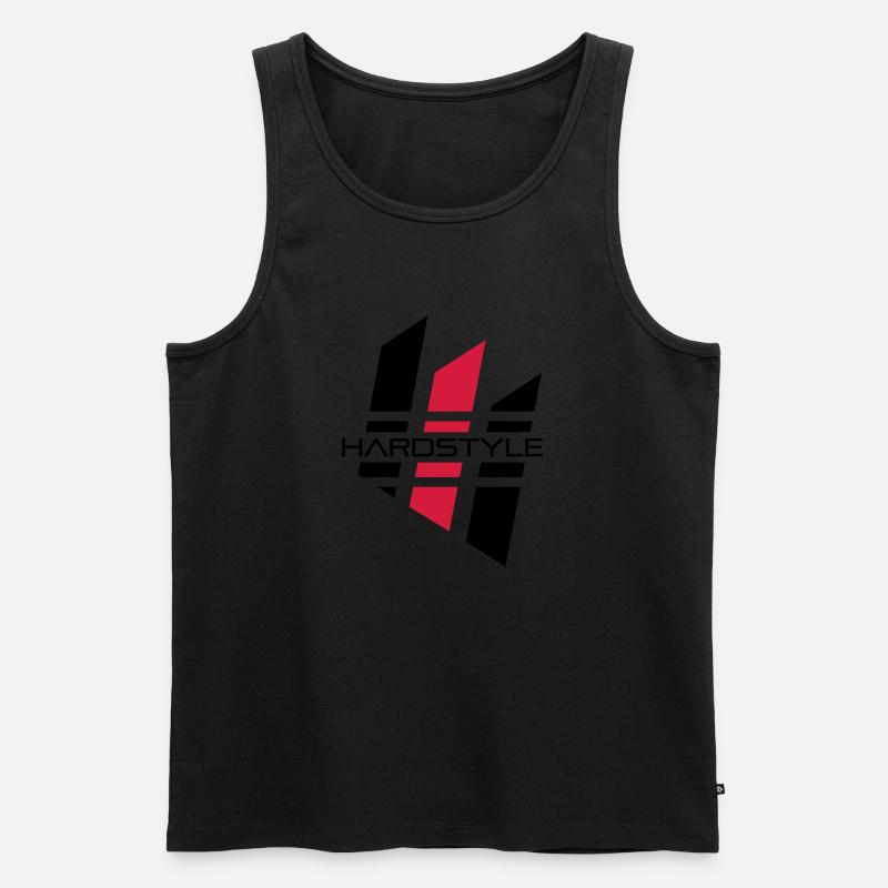 hardstyle_04 - Männer Premium Bio Tank Top - Schwarz