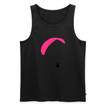paragliding - Männer Premium Bio Tank Top - Schwarz - Vorne - AI Model Male 178 light (178cm)