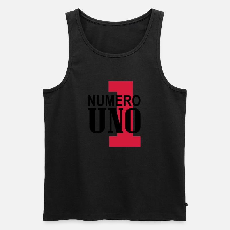 NUMERO UNO - Débardeur bio Premium Homme - noir