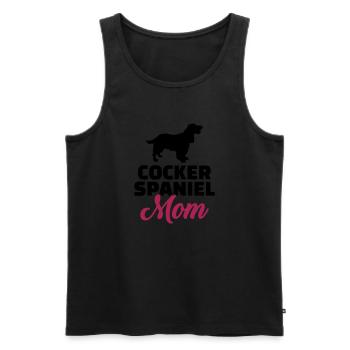 Cocker Spaniel - Männer Premium Bio Tank Top - Schwarz - Vorne - AI Model Male 178 light (178cm)