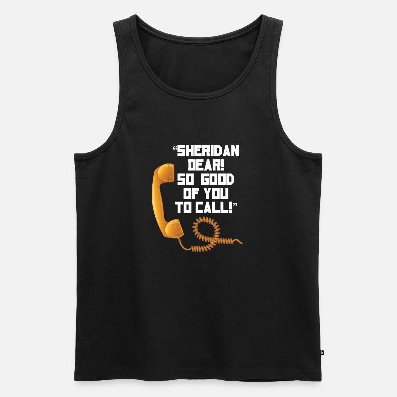 Hyazinthen-Eimer - Männer Premium Bio Tank Top - Schwarz