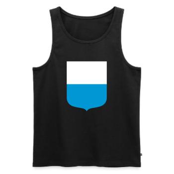 Bavaria - Men's Premium Organic Tank Top - black - Front - AI Model Male 178 light (178cm)