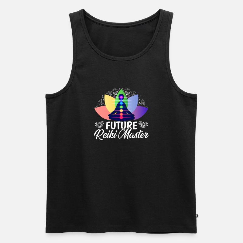 Future Reiki Master - Männer Premium Bio Tank Top - Schwarz