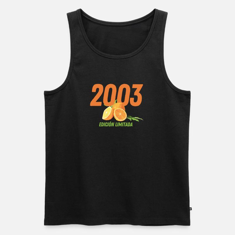 2003 - Edición Limitada - Männer Premium Bio Tank Top - Schwarz