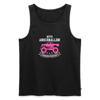 Führerschein Prüfung Bestanden Fahrschule 2024 - Männer Premium Bio Tank Top - Schwarz - Vorne - Michal (187cm)