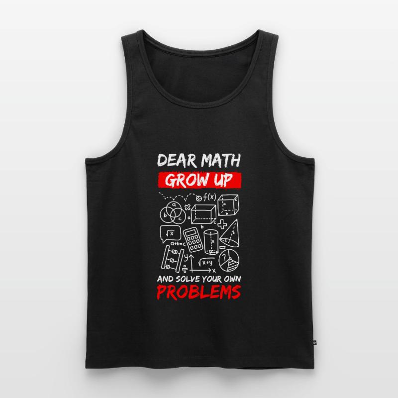 Problem funny The solution Men's Premium Organic Tank Top