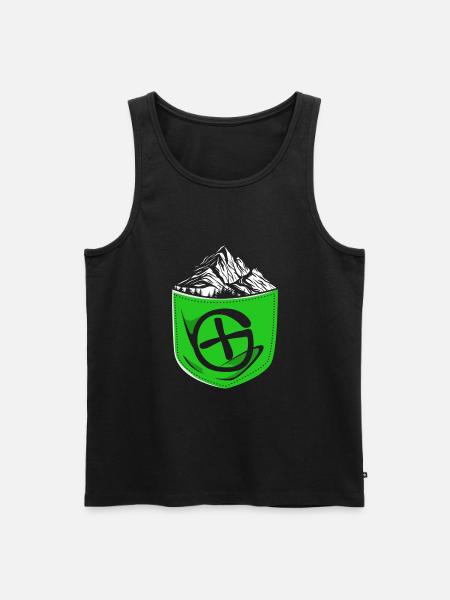 Geocaching Geocache Geocacher - Men's Premium Organic Tank Top - black