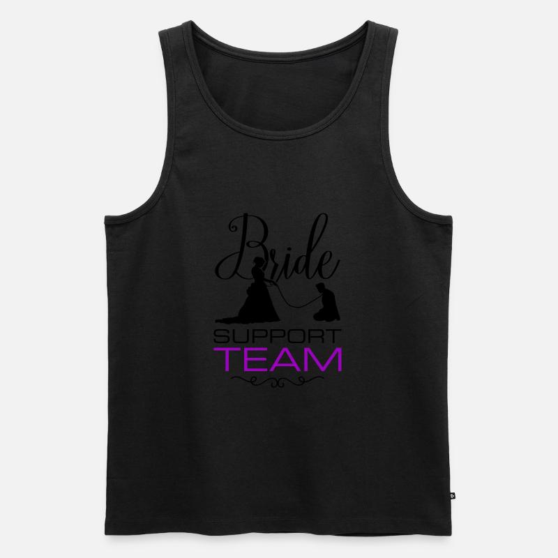 Braut Support Team Hochzeit - Männer Premium Bio Tank Top - undefined
