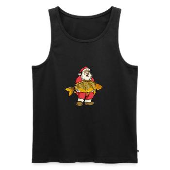 Merry Carpmas - Männer Premium Bio Tank Top - Schwarz - Vorne - Michal (187cm)