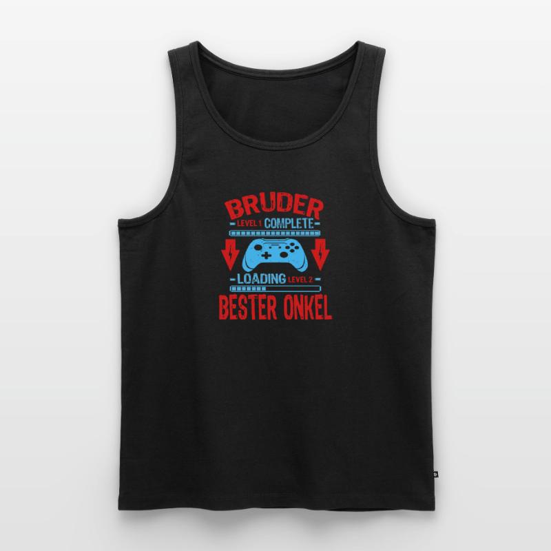 Bruder Level Complete Werdender Onkel Loading Männer Premium Bio Tank Top